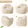 Bean Bag Chair for Adults, Giant Bean Bag Chair Soft Green Bean Bag Sofa Oversized Bean Bag Couch with Filler Included Chair Sofa - 4 of 4