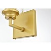 Elegant Lighting Ronnie 1 light Black and Clear Bath Sconce - 3 of 4