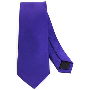 Men's Solid Color 2.75 Inch Wide And 57 Inch Long Slim Neckties - 1 of 4