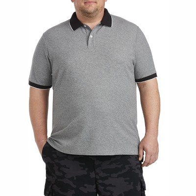 Harbor Bay Contrast Pique Polo Shirt - Men's Big and Tall