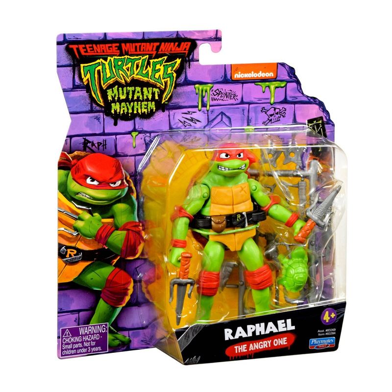 Teenage Mutant Ninja Turtles: Mutant Mayhem Raphael Action Figure, 6 of 12
