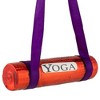 Northlight 4.25" Shiny Red Yoga Mat Glass Christmas Ornament - 3 of 4