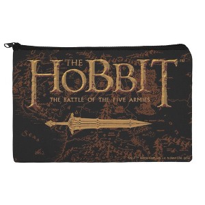 The Hobbit Battle Of The Five Armies Logo Makeup Cosmetic Bag Organizer Pouch - 1 of 4