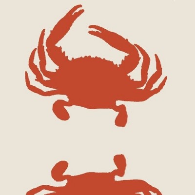 Mad Mats Double Crab Orange & Cream