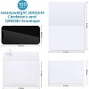 Blank White Cards and Envelopes 100 Pack, Ohuhu 4.25 x 5.5 Heavyweight Folded Cardstock and A2 Envelopes for DIY Greeting Cards, Invitations and More - 3 of 4