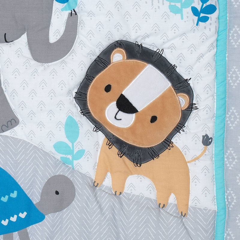 Bedtime Originals Nursery Crib Bedding Set - Jungle Fun 3pc, 4 of 8