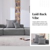 Luxury Oversized Modular Sofa: Boucle Floor Couch Set, Convertible Compressed Design, Spacious Foam-Filled, 3 PC Free Combo for Living Room - 4 of 4
