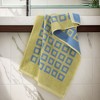 REGALWOVEN Geometry Patterned Cotton Soft Absorbent Geometry Hand Towel 13" x 28" - 3 of 4