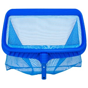 Pool Central Heavy Duty Deep-Bag Swimming Pool Leaf Rake Skimmer Head 19.75" - Blue - 1 of 4
