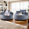 Tiramisubest Upholstered Single Chair Lazy Chair Cloud Chair Ultra Soft, Premium Chenille Fabric Accent Chair for Living Room - 3 of 4