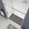 NicBex Shower Door 56-60" Wx74"H Sliding Shower Door with 5/16" (8mm) Tempered Glass with Reversible Installation - 4 of 4