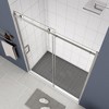 NicBex Shower Door 56-60" Wx74"H Sliding Shower Door with 5/16" (8mm) Tempered Glass with Reversible Installation - image 4 of 4