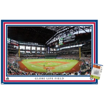 Texas Rangers – Globe Life Field LIMITED EDITION Art Print by