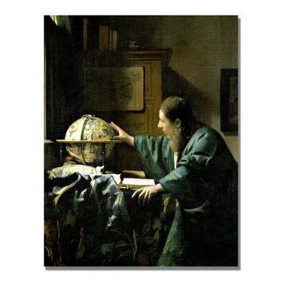 Trademark Fine Art -Jan Vermeer 'The Astronomer' Canvas Art