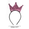 Unique Bargains Crown Sequins Headband for Halloween 1 Pc - 3 of 4