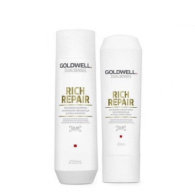 Goldwell Dualsenses Rich Repair Restoring Shampoo Conditioner 10 oz Duo Set Kit Dual Senses for Damaged Hair