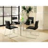 Sapphtopaz Dining Chairs Set of 2 Upholstered Armless Chair with Sturdy Base and Backrest Chairs for Kitchen, Dining Room, Living Room - 3 of 4