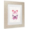 Trademark Fine Art Lisa Audit Obviously Pink 10A Matted Framed Art - 3 of 4