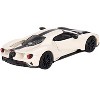 Ford GT "1964 Prototype Heritage Edition" Wimbledon White with Black Hood and Stripe Ltd Ed 1/64 Diecast Model Car by Mini GT - 3 of 3