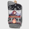 Canada Weather Gear Women's 2-Pack Fleece Lined Thermal Crew Socks - Cozy Winter Socks for Cold Weather with Brushed Interior, Maximum Warmth & Comfort, Size 4-10 - 3 of 4