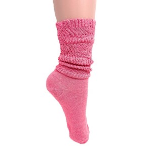 Women's Cotton Lightweight Slouch Socks Extra Thin 1 Pair Soft and Breathable - 1 of 1