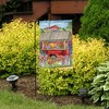 Spring Farm Floral Garden Flag Flower Cart 18" x 12.5" Briarwood Lane - image 4 of 4