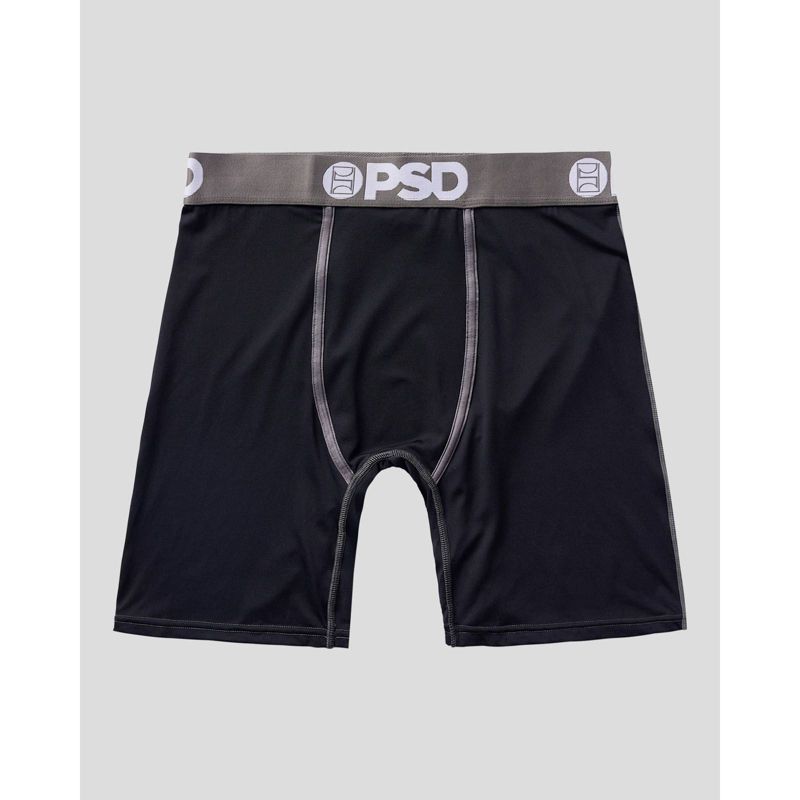 PSD Men&#39;s Camo Print Boxer Briefs 2pk - Gray/Black, 3 of 4