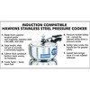 Hawkins 3L Stainless Steel Wide Pressure Cooker: Cool Touch Handle, Locking Lid, Hand Wash, Stovetop, 1-Year Warranty - 3 of 4