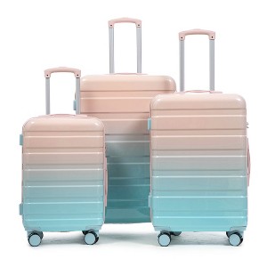 MAYEERTY 3-Piece Luggage Set (20"/24"/28") - PP Spinner Wheels, Carry-On, Matching Color, Combination Lock - 1 of 4