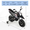 Costway 12V Licensed Aprilia Kids Ride On Motorcycle Electric Dirt Bike with Light & Music - 3 of 4
