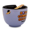 Silver Buffalo Shrek Gingerbread Man 20-Ounce Ceramic Ramen Bowl and Chopstick Set - 2 of 4