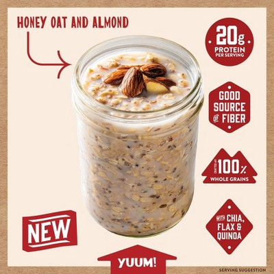 Kodiak Cakes Protein-Packed Honey Oat and Almond Overnight Oats - 2.47oz