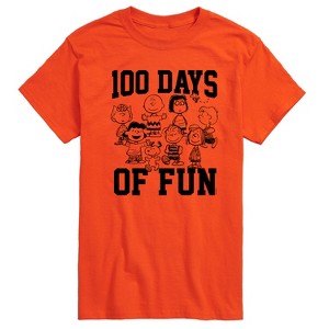 Men's - Peanuts - 100 Days Of Fun Short Sleeve Graphic T-Shirt - 1 of 4