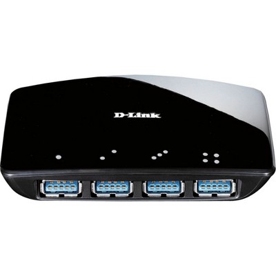 D-Link DUB-1340 4-port USB Hub - USB - External - 4 USB Port(s) - 4 USB 3.0 Port(s)