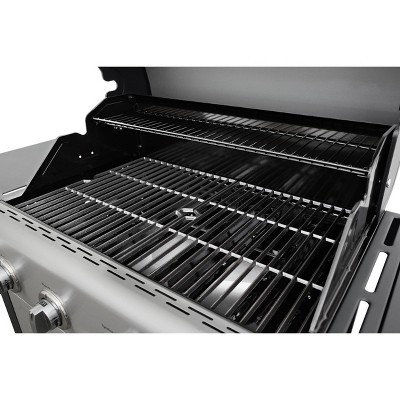 Kenmore 4-Burner Stainless Steel Propane Gas Grill with Side Burner