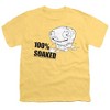 Boys' Spongebob 100% Soaked T-Shirt Banana Small - 2 of 4