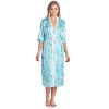 Casual Nights Women's Satin 2 Piece Robe and Nightgown Set - 2 of 4