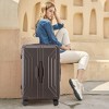 20"/24"/28" 3 pcs/set in ABS Spinner Wheel Luggage, Modern Carry on Suitcase, Matching Color, TSA Combination Lock - 3 of 4