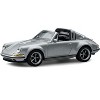 Singer Targa Convertible Silver Metallic 1/64 Diecast Model Car by Pop Race - 3 of 4
