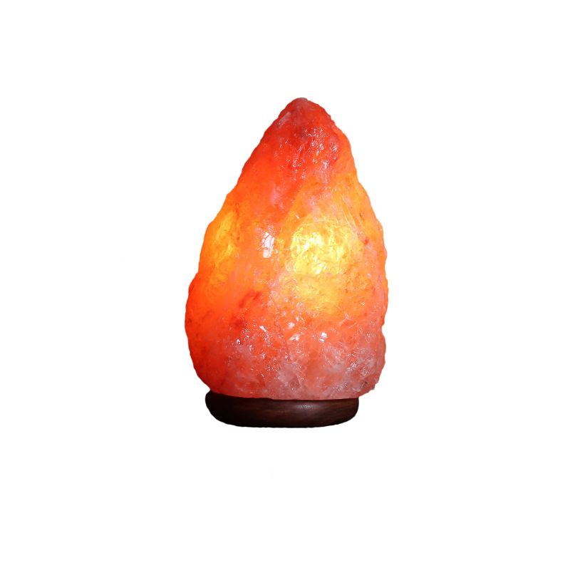 Small Natural Salt Lamp Pink - Q&#38;A Himalayan Salt, 1 of 9