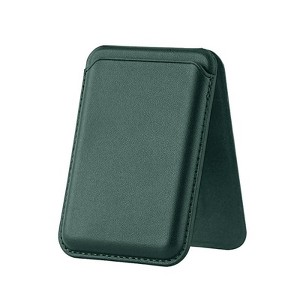 Entronix Leather Magnetic Wallet Attachment for MagSafe & Magnetic Phone Cases – Slim Card Holder Phone Accessory - 1 of 4