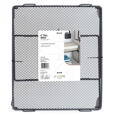 Photo 1 of (6 PACK) U Brands 8 Mesh Locker Shelf - Gray