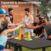 Crestlive Products Modern Aluminum Outdoor Dining sets Expandable Patio Dining Table with arm chairs for 4-10 People Outside - 4 of 4