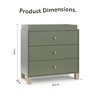 Storkcraft California 3 Drawer Dresser with Removable Changing Topper - 4 of 4