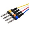 Monoprice 4-Channel TRS Male to XLR Female Snake 25AWG Cable Cord - 10 Feet- Black With Slim, Molded Connector Housing - 2 of 4