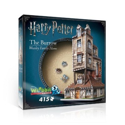 Wrebbit The Burrow Weasley Family Home 3D Puzzle 415pc