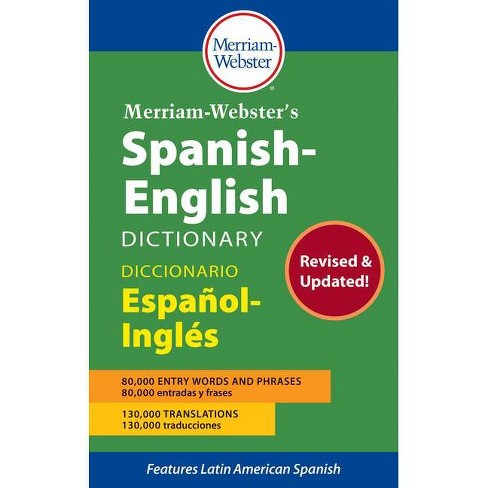 Merriam-webster's Spanish-english Dictionary - (hardcover) : Target