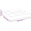 vidaXL Pallet Cushion Beige 23.6"x23.6"x4.7" Fabric - 4 of 4