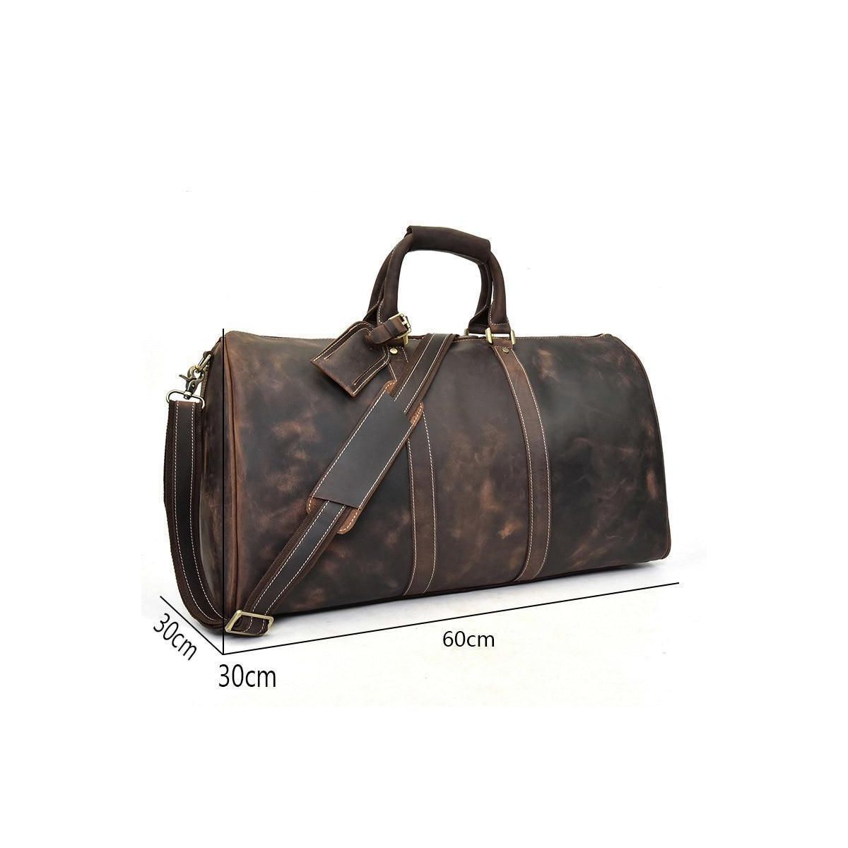 The Bjarke Weekender | Handcrafted Leather Duffle Bag - thumbnail 7