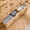 Sincido 8 Drawers Dresser for Bedroom, Farmhouse 61" Wide Tall Dressers w/Roman Column - 4 of 4